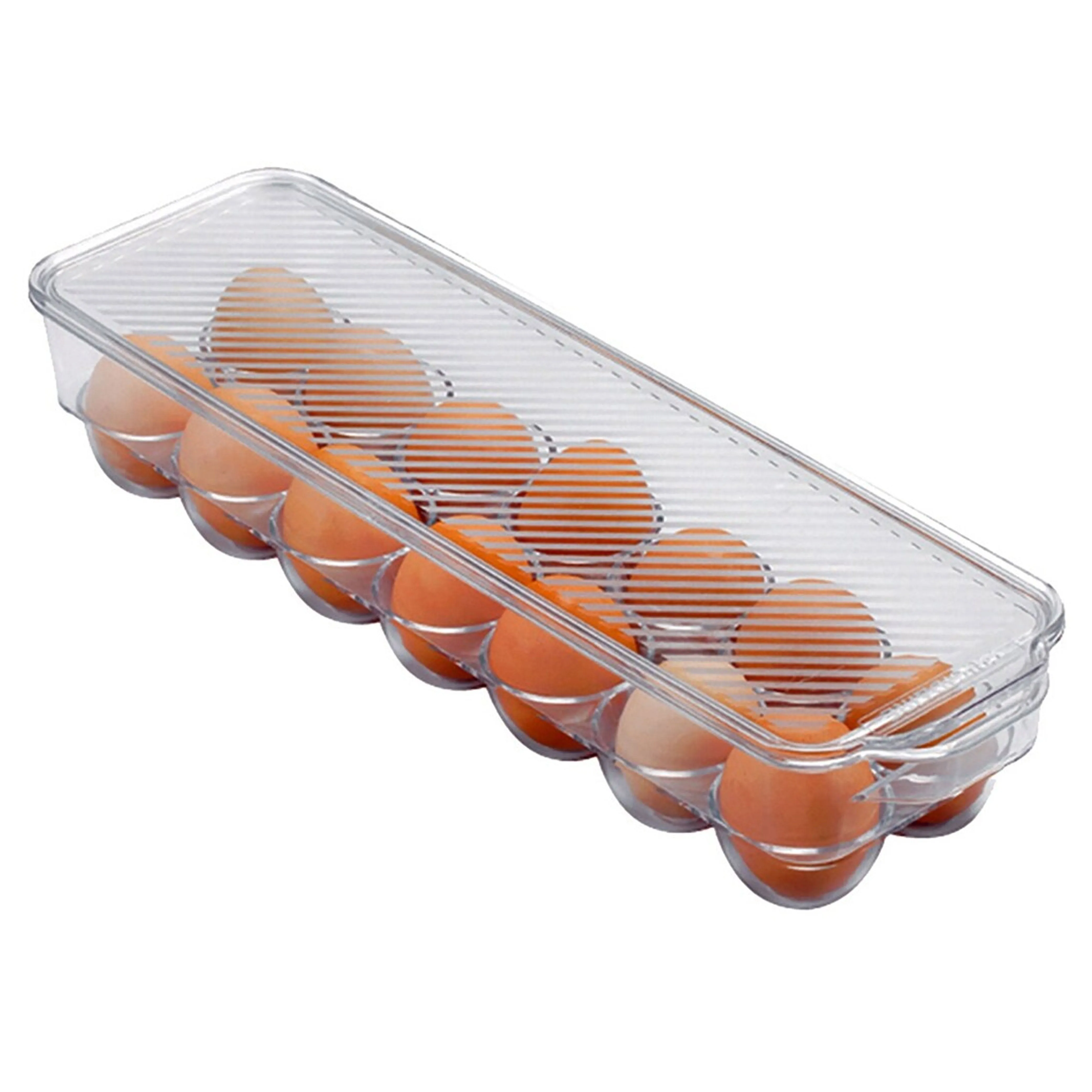 1 Pc Kitchen Egg Tray Lid Refrigerator Storage Container 14 Eggs Holder Fridge