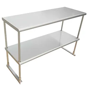 14" x 36" STAINLESS STEEL OVER-SHELVES