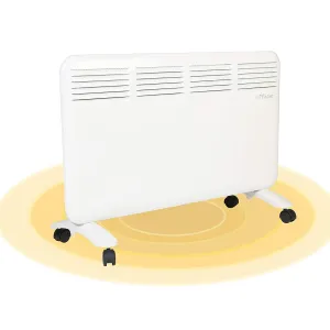 1500W Electric Convection Heater Space Heaters Freestanding /Wall Mounted Floor Heater with Thermostat