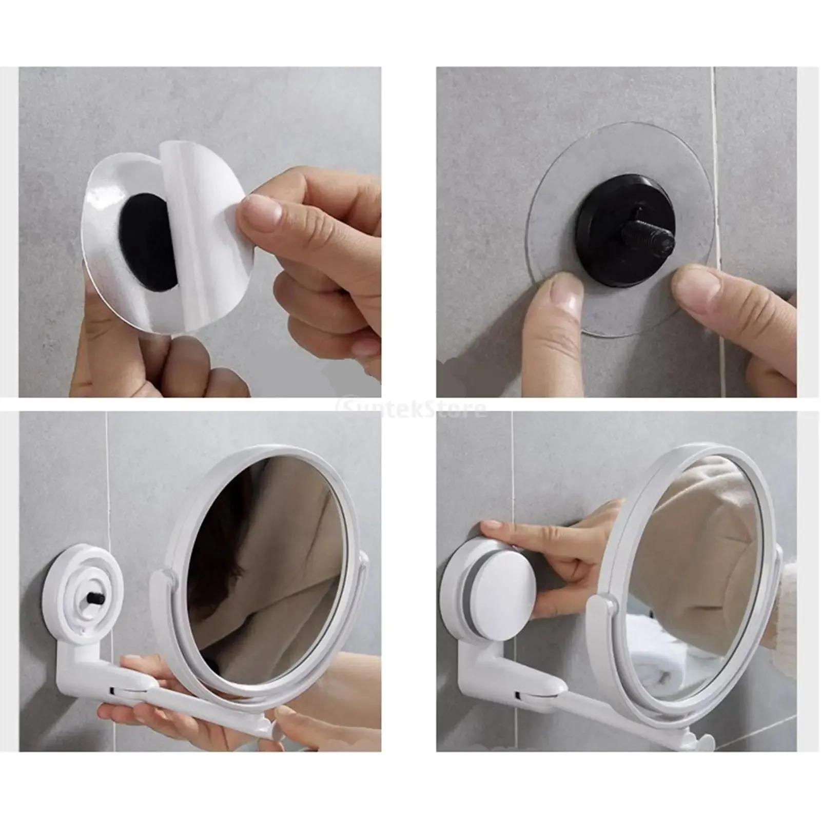 360 Adjustable Drill-Free Makeup Mirror