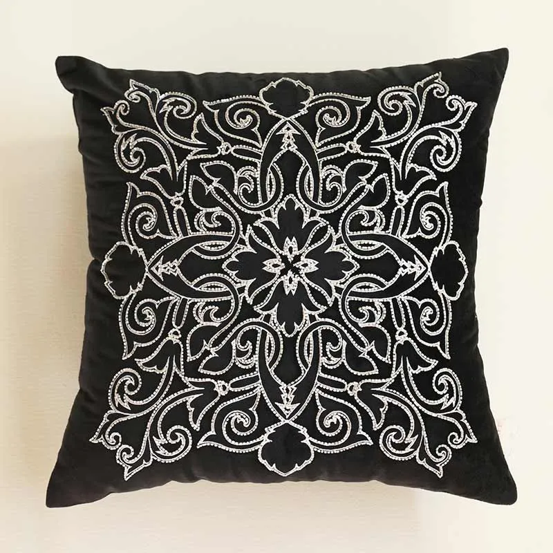 Aarya Velvet Cushion Cover | 18 x 18 Inches