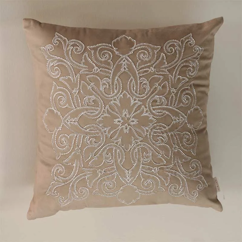 Aarya Velvet Cushion Cover | 18 x 18 Inches