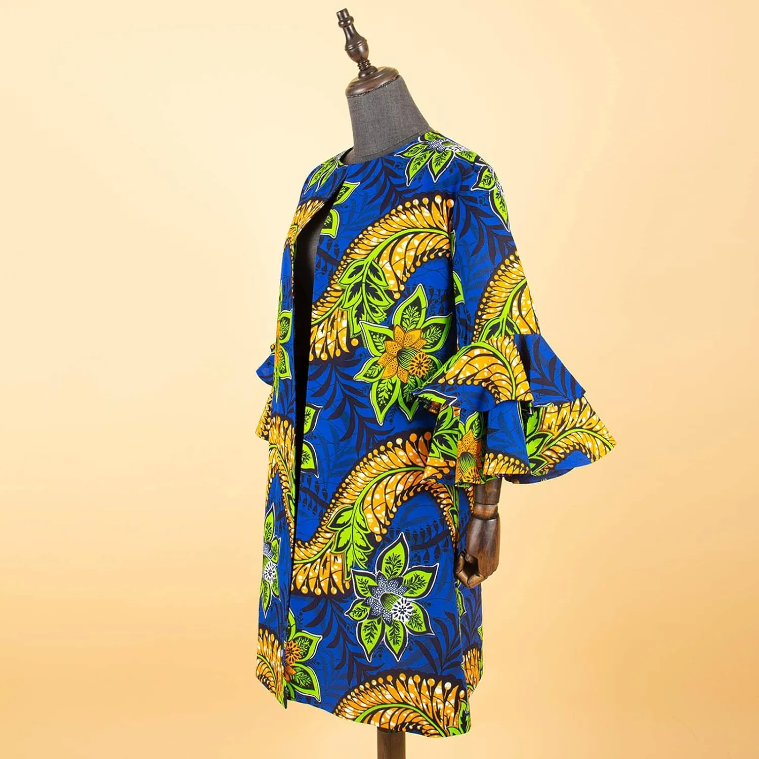 African Women Coat Ankara Print Long Jacket Tops Wax Dashiki Clothes