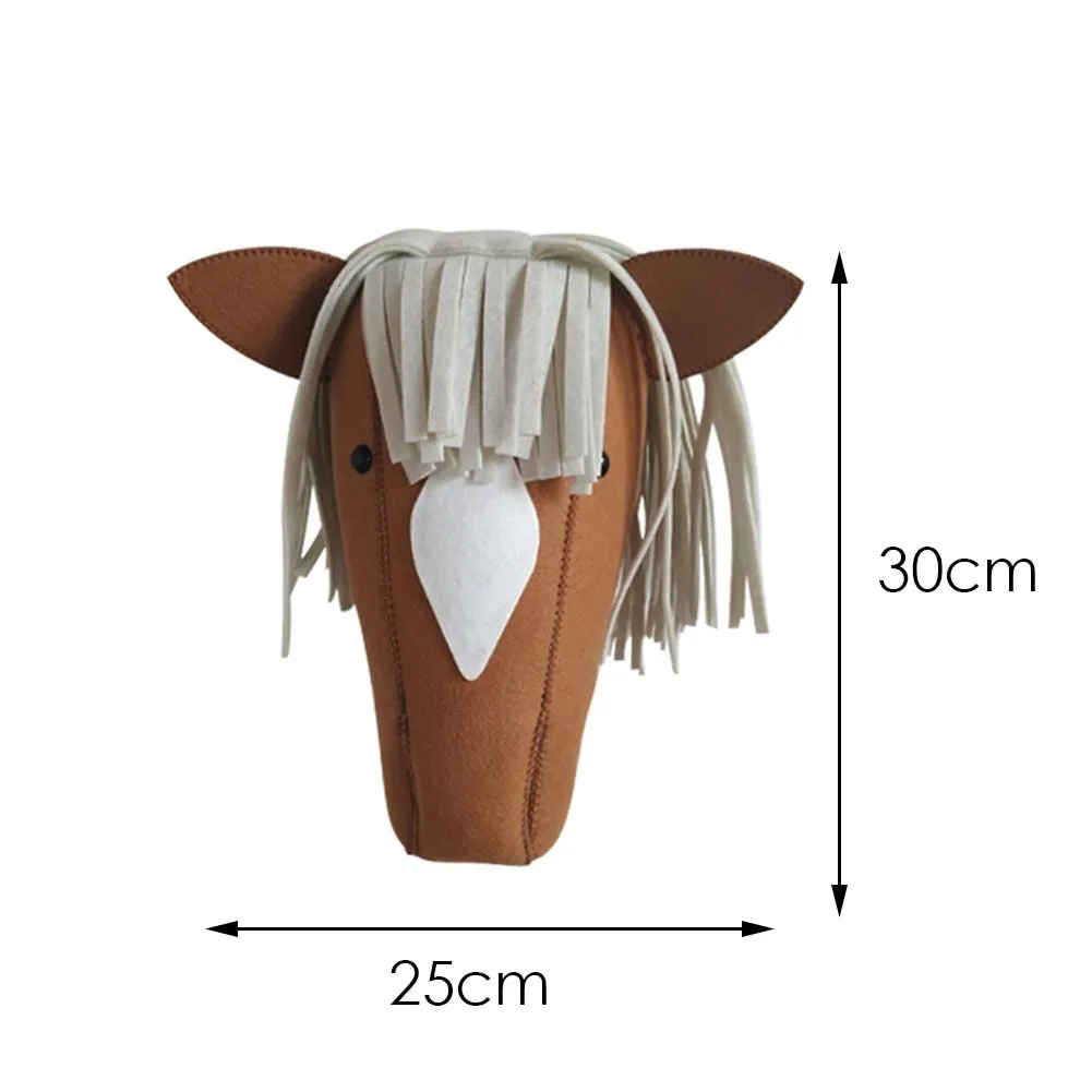 Animals Felt Wall Mounted Animal Head