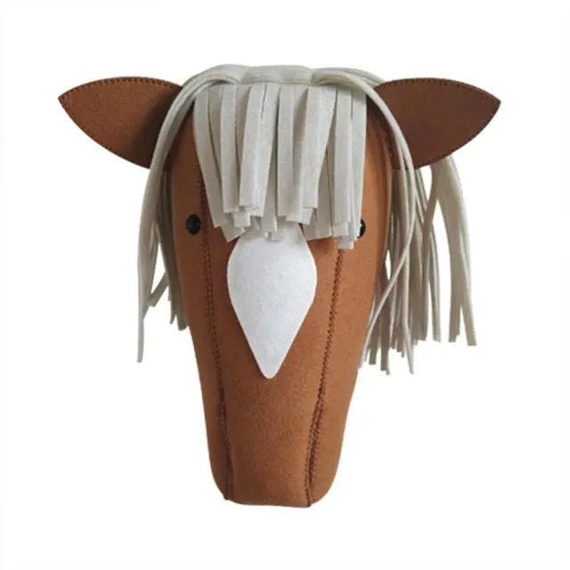 Animals Felt Wall Mounted Animal Head
