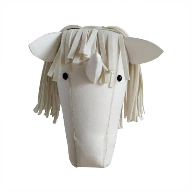 Animals Felt Wall Mounted Animal Head