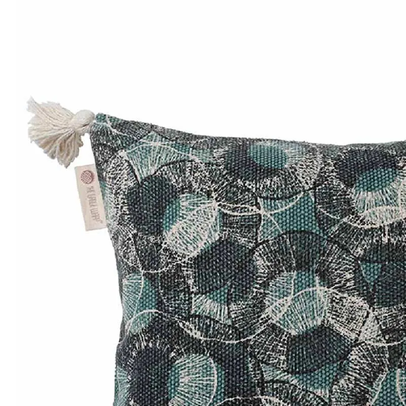 Archaic Cotton Cushion Cover | 16 x 16 inches