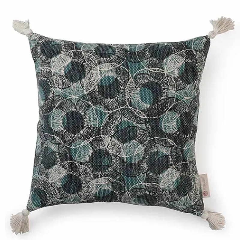 Archaic Cotton Cushion Cover | 16 x 16 inches