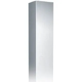 ASI 0533-4-2 Corner Guard - Straight Edge Legs - 48" H - 18 Ga. - with Mounting Holes