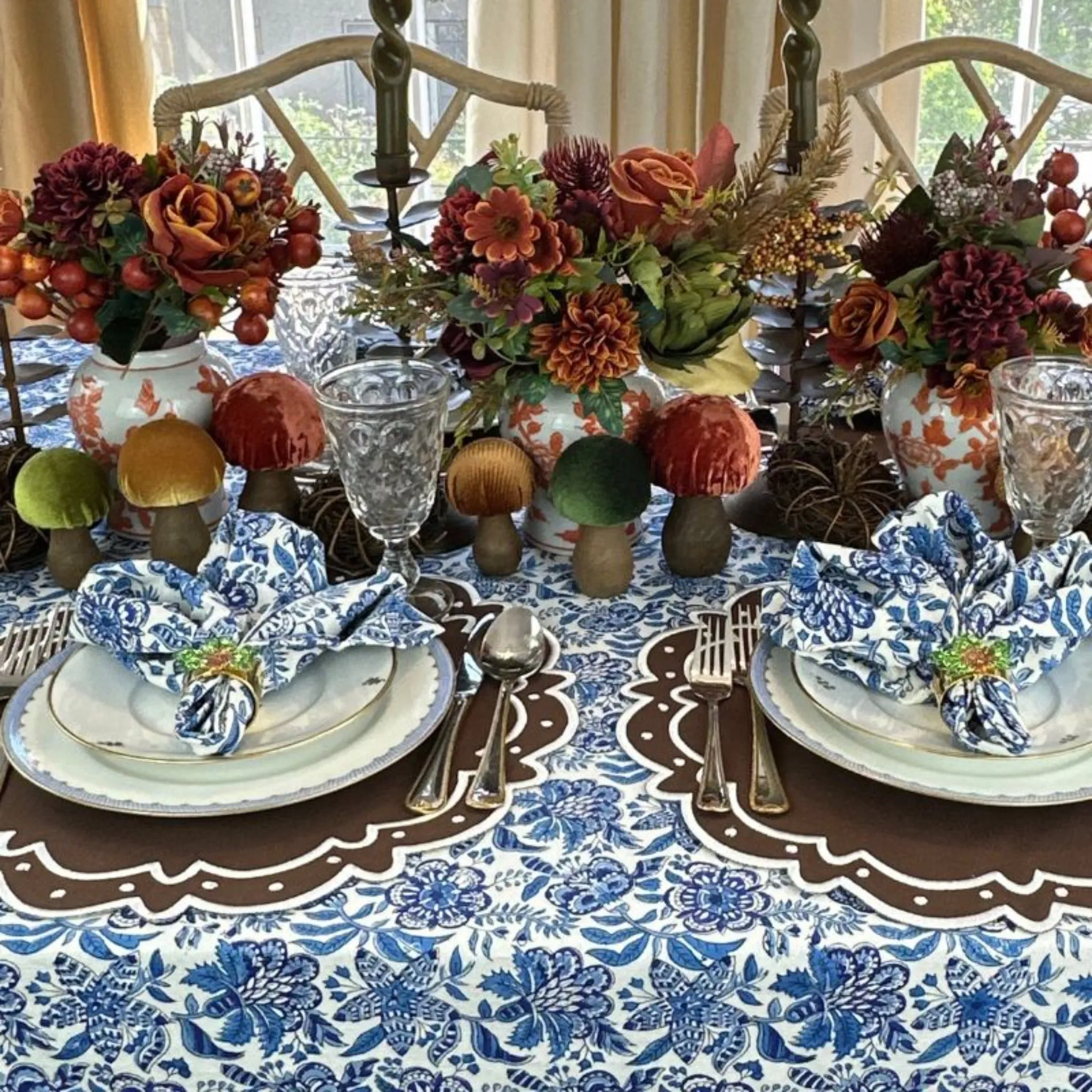 Ava Placemat in Dark Cocoa, Set of 4