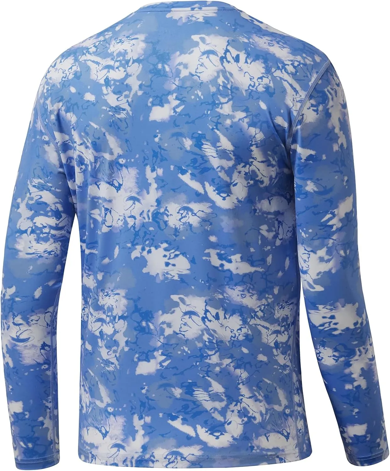 BASSDASH Mens UPF 50  Camo Long Sleeve Shirts Quick Dry Lightweight Performance Shirt for Outdoors Fishing Hiking