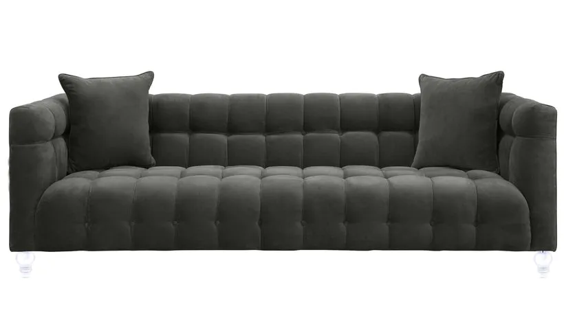 Bea Velvet Tufted Sofa by Couch.com