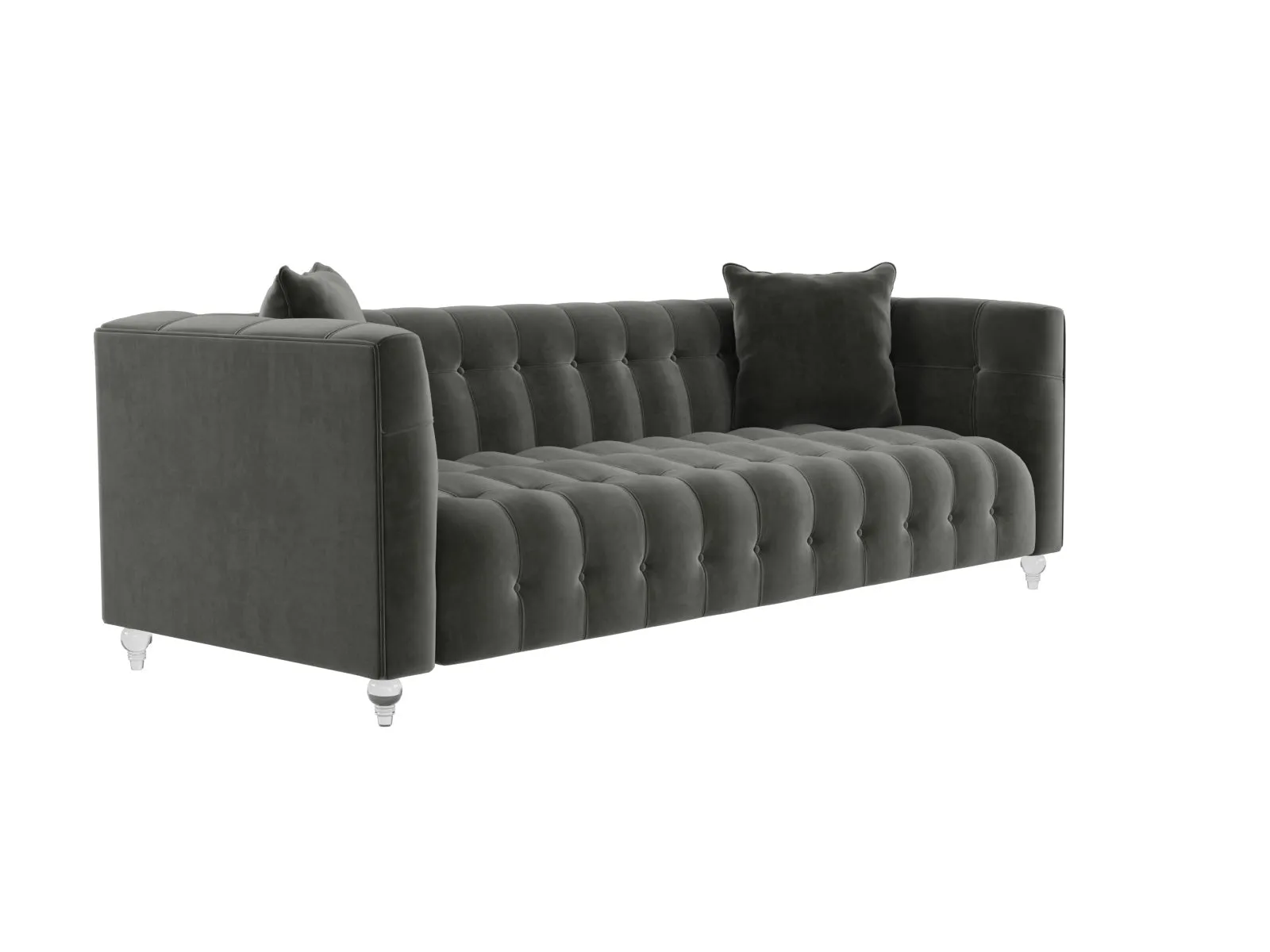 Bea Velvet Tufted Sofa by Couch.com