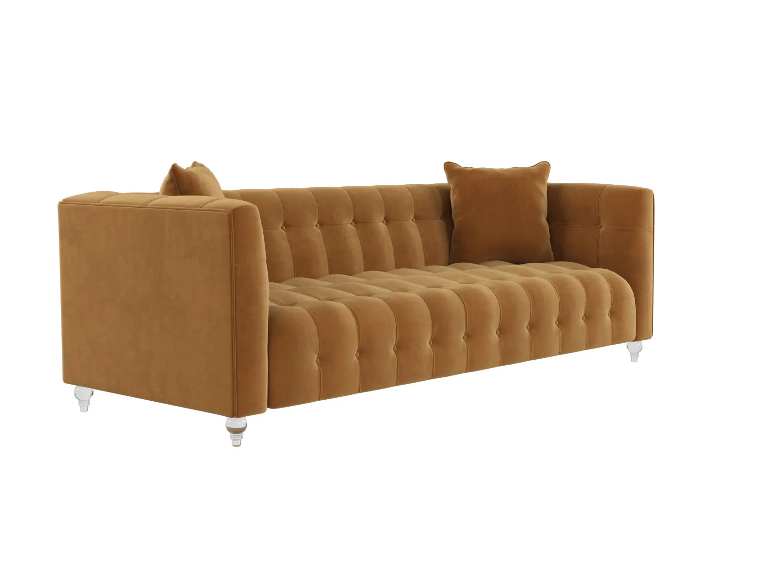 Bea Velvet Tufted Sofa by Couch.com