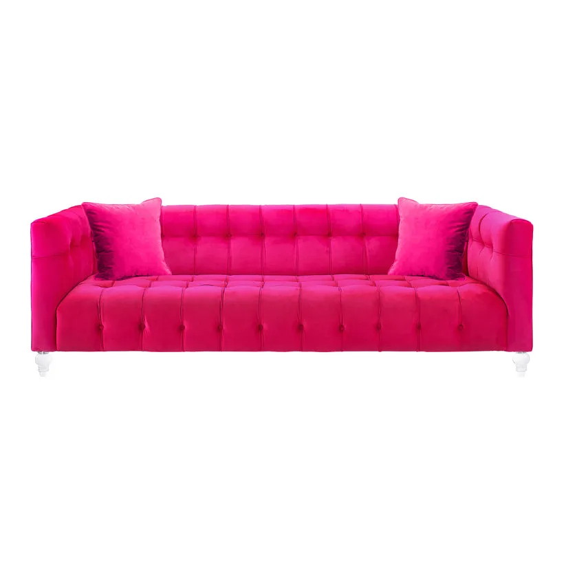 Bea Velvet Tufted Sofa by Couch.com