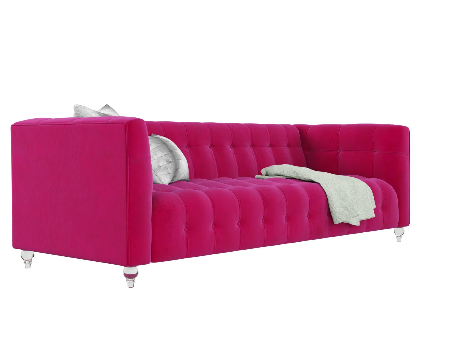 Bea Velvet Tufted Sofa by Couch.com