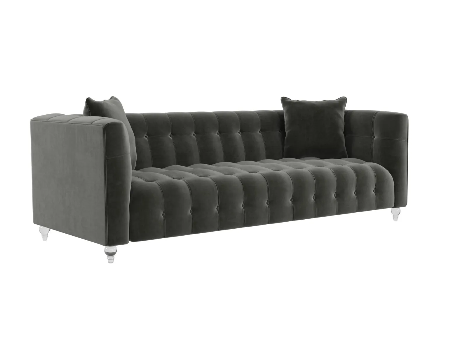 Bea Velvet Tufted Sofa by Couch.com