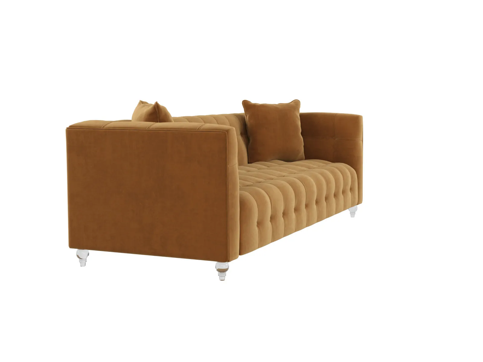 Bea Velvet Tufted Sofa by Couch.com