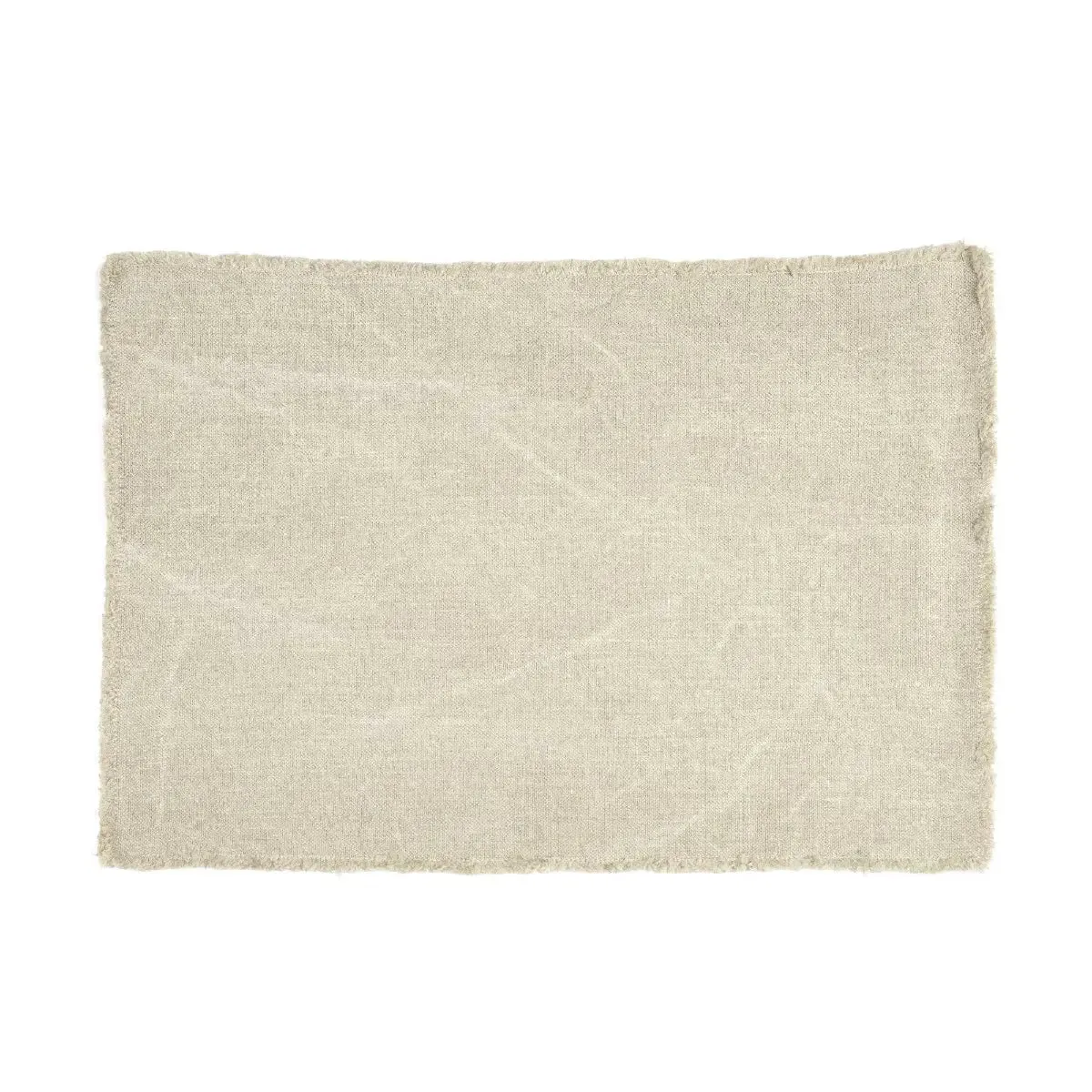 Belgian Washed Linen Placemat - Flax
