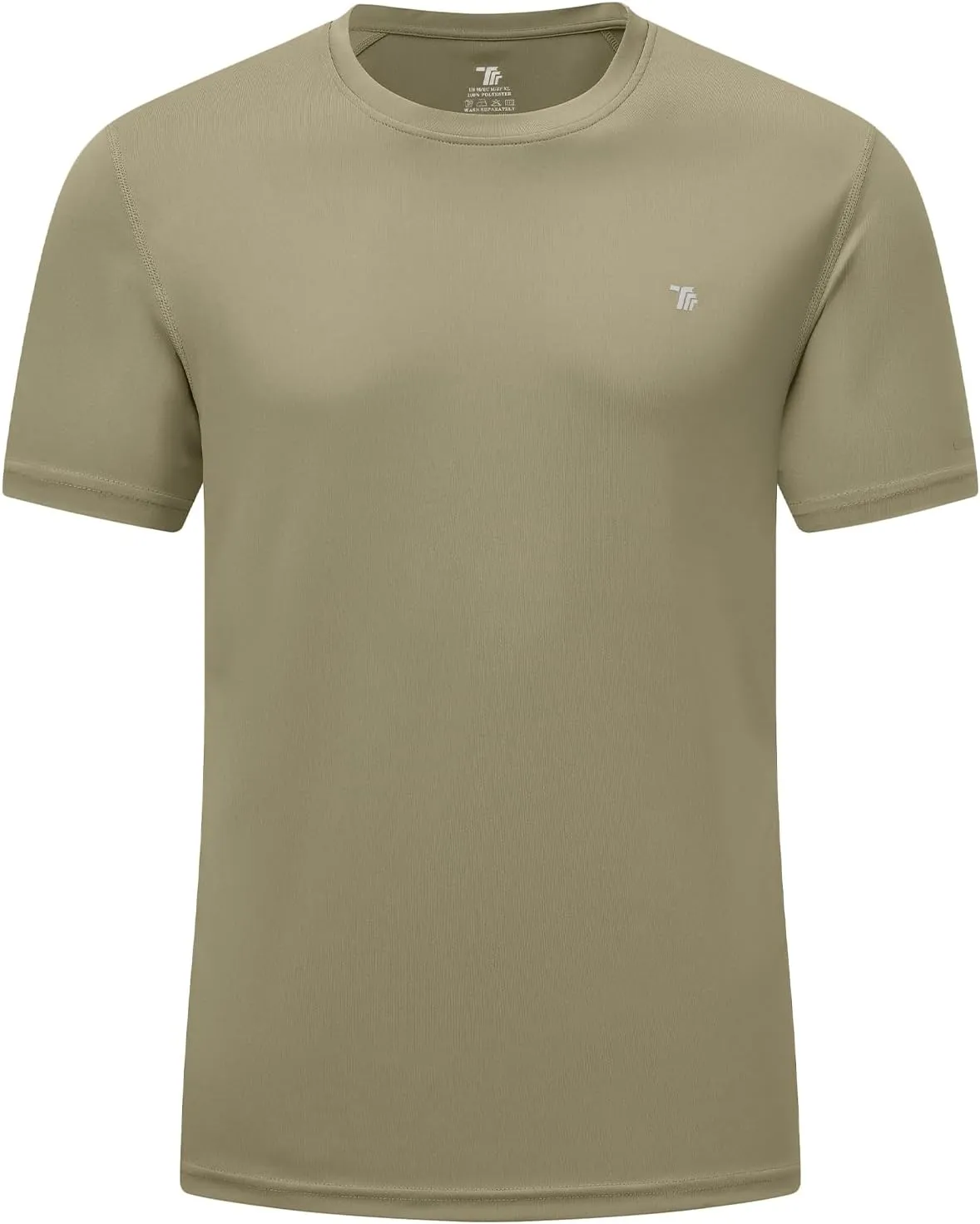 BGOWATU Men's UPF 50  Short Sleeve Swim Shirts Quick Dry Sun Protection Rash Guard Fishing Athletic T-Shirt