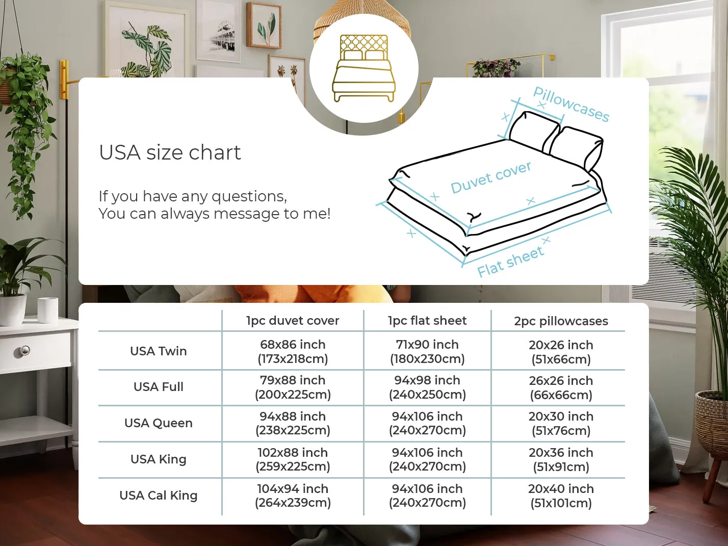 Blue Bedding Set