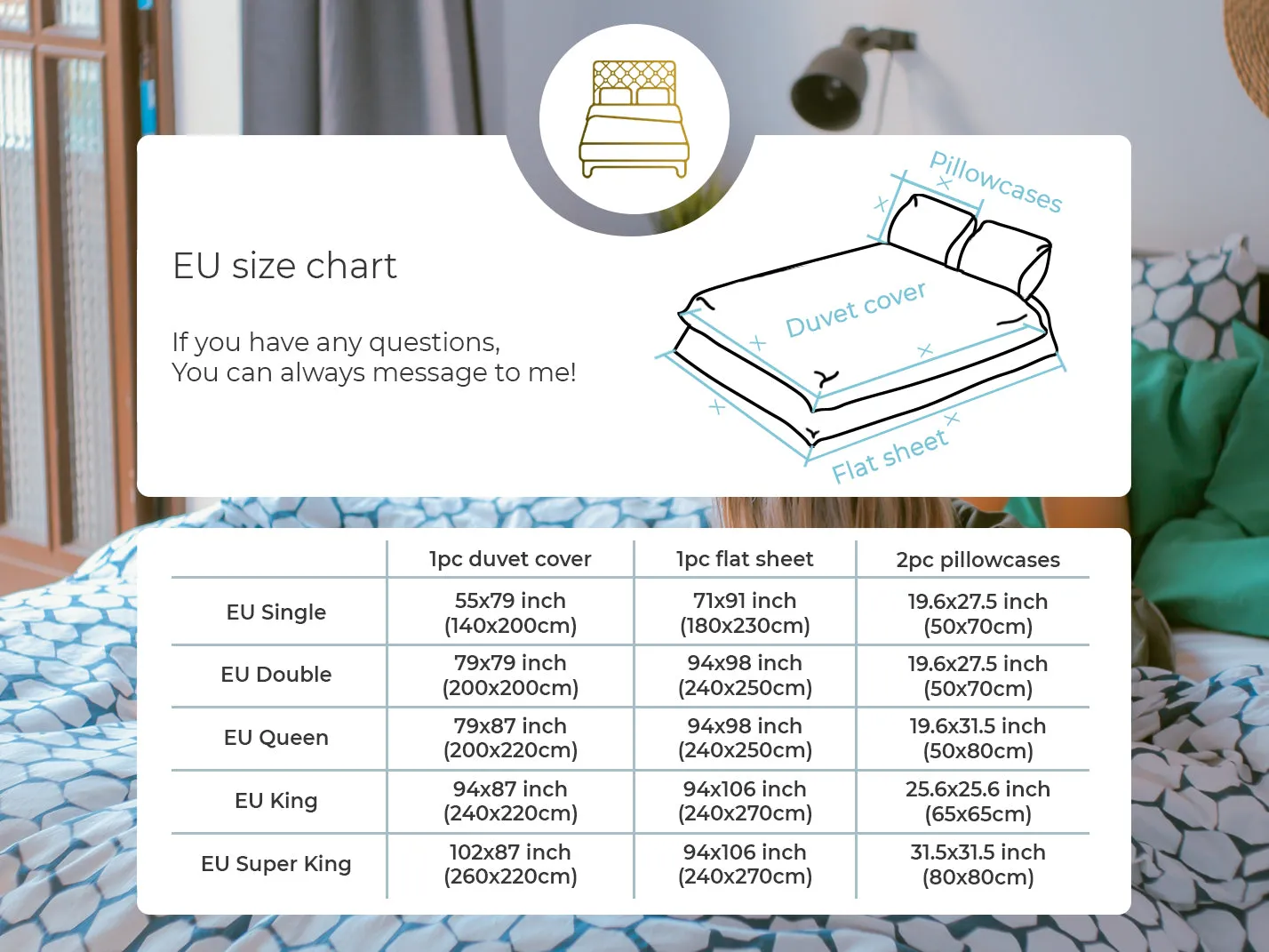 Blue Bedding Set