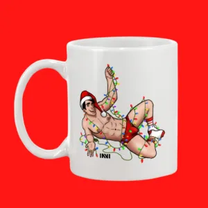 Boy Hunk Christmas 15oz Ceramic Mug