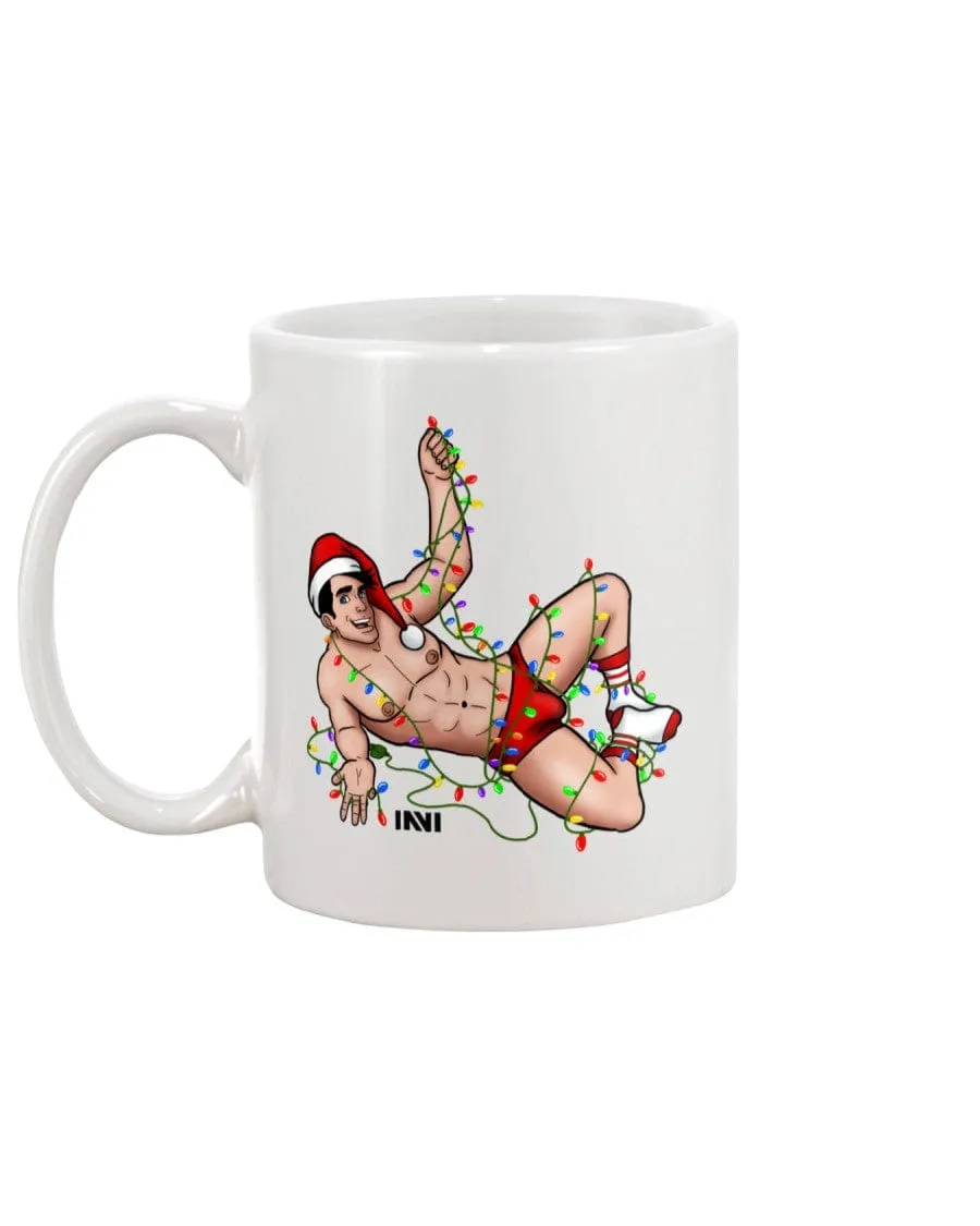 Boy Hunk Christmas 15oz Ceramic Mug