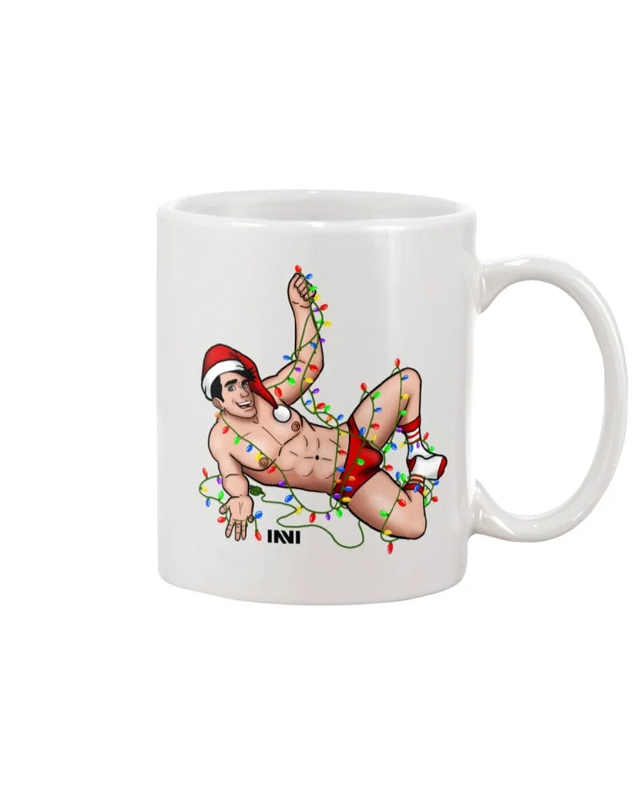 Boy Hunk Christmas 15oz Ceramic Mug