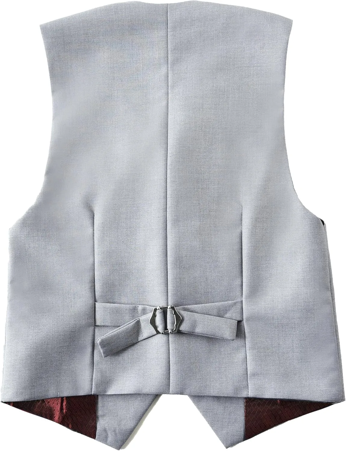 Boys Formal Suit Vest Set Slim Fit Wedding Prom Suit Vest V-Neck Tuxedo Vest Toddler Dressy Vests