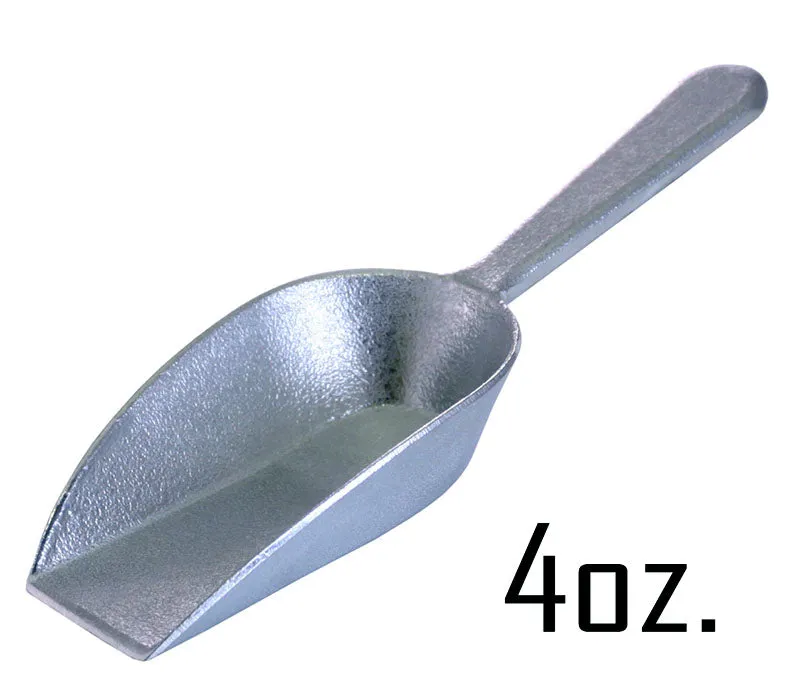 Cast Aluminum Flat Bottom Ice Scoops