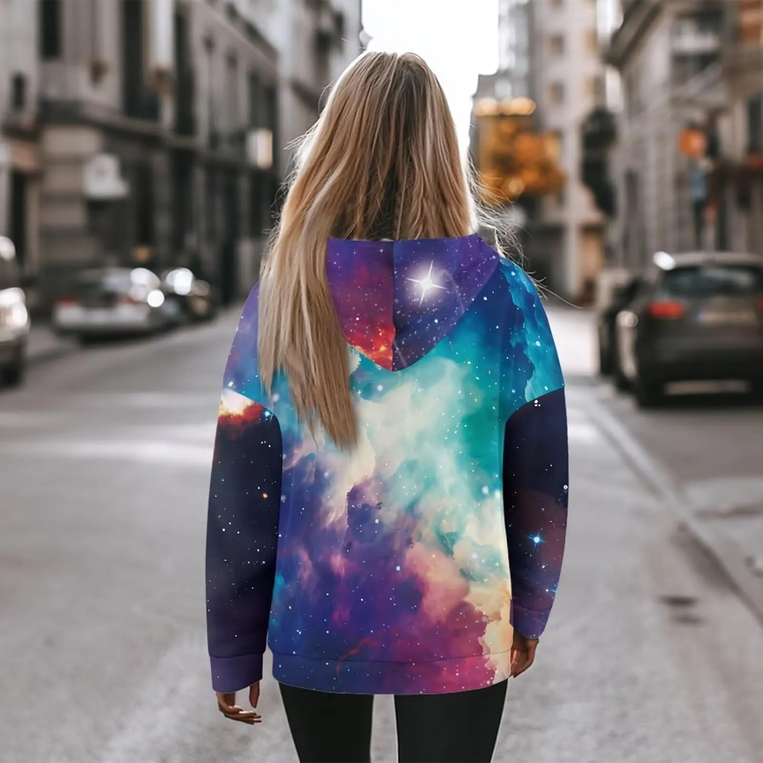 Casual Women Hoodies Oversized Sweatshirt Long Sleeve Hoodie Pullover Tops
