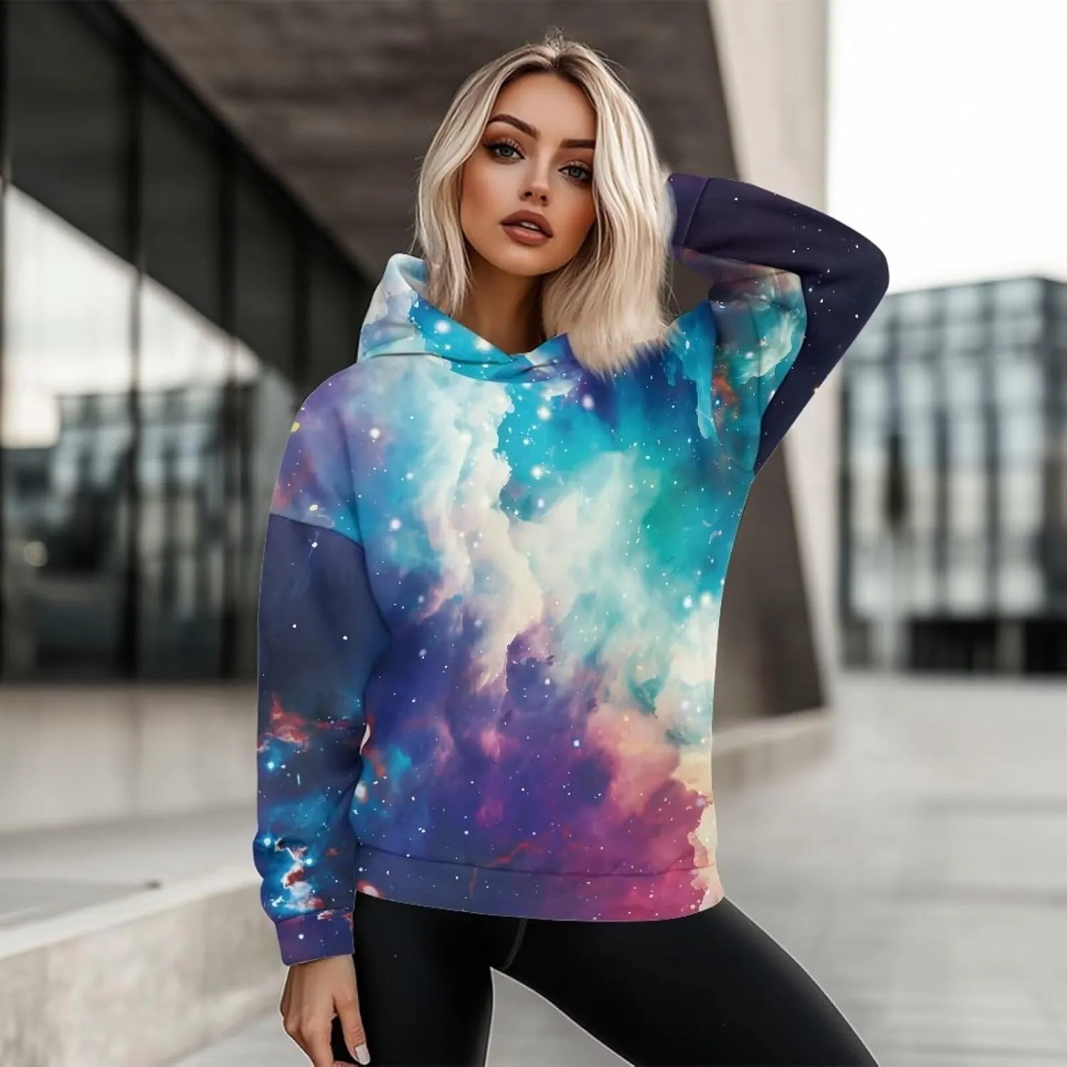 Casual Women Hoodies Oversized Sweatshirt Long Sleeve Hoodie Pullover Tops