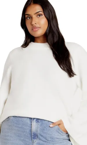 City Chic Women's Plus Size Bow Back Jumper
