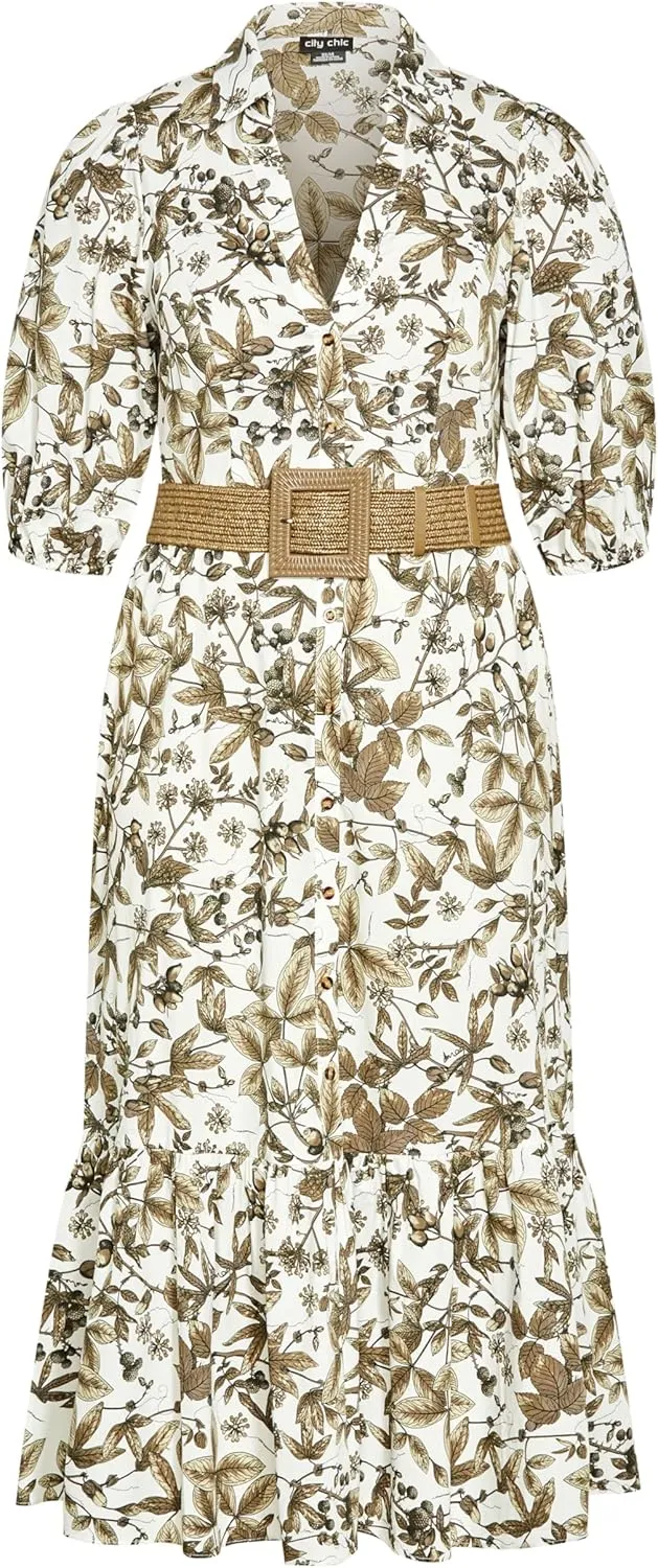 City Chic Women's Plus Size Dress Marnie