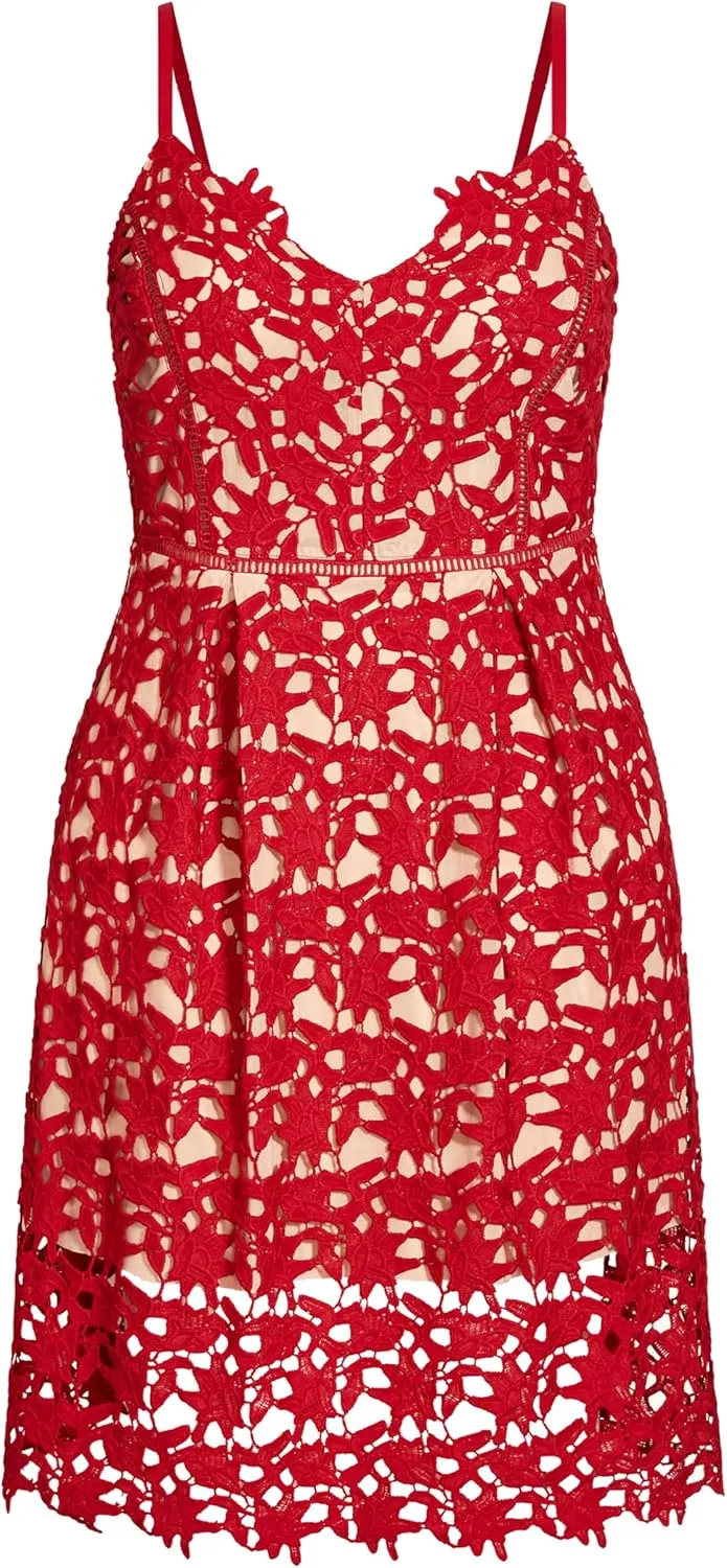 City Chic Women's Plus Size Dress - So Fancy