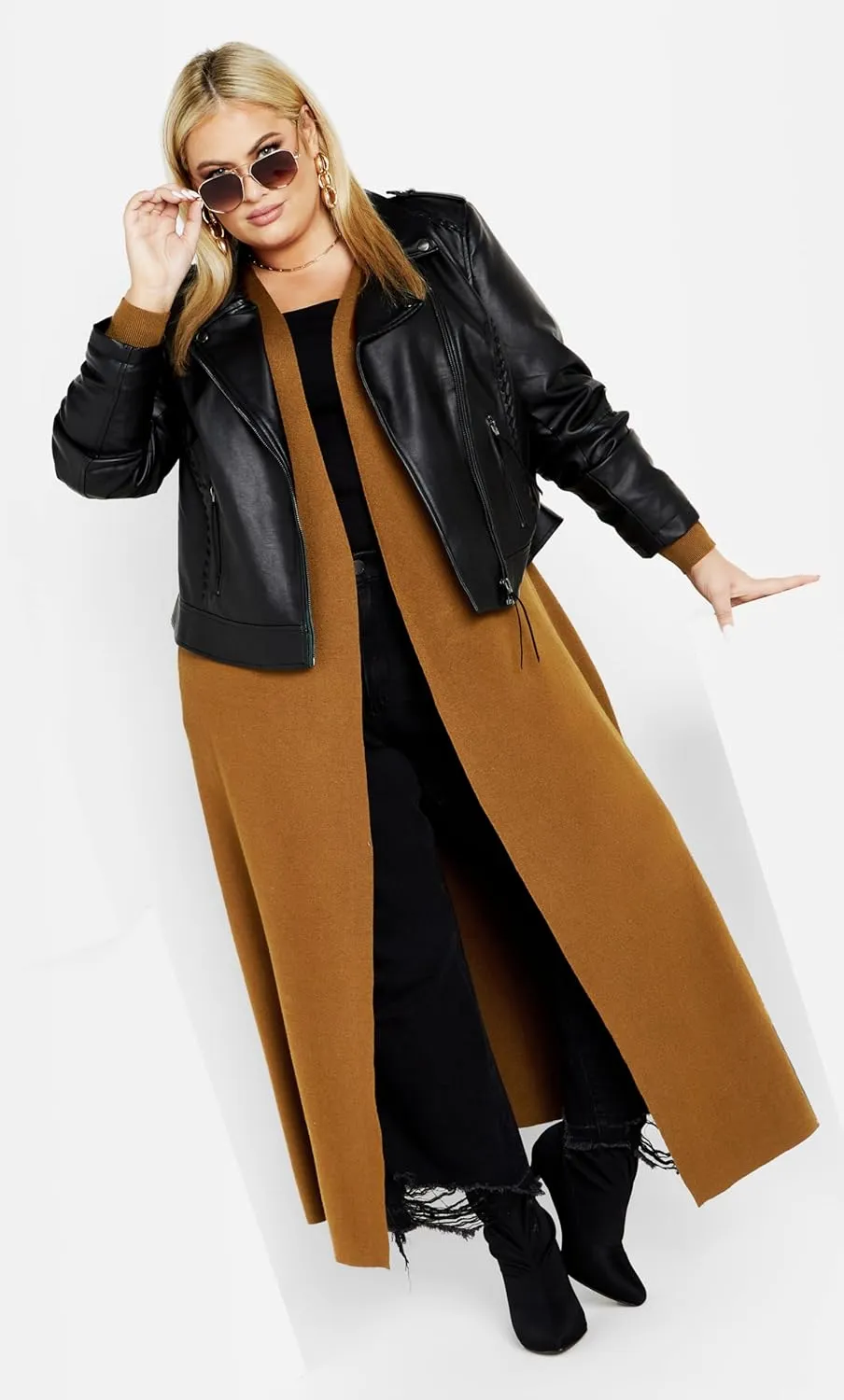 City Chic Women's Plus Size Goldie Cardigan