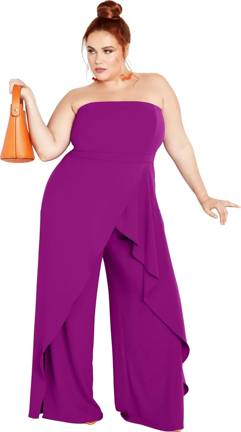 City Chic Women's Plus Size Jumpsuit - Attract FF