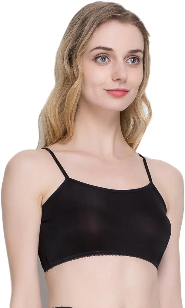 CLC Women's Mulberry Silk Half Camisole Non-Padded Tops