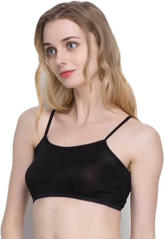 CLC Women's Mulberry Silk Half Camisole Non-Padded Tops