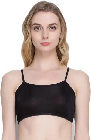 CLC Women's Mulberry Silk Half Camisole Non-Padded Tops