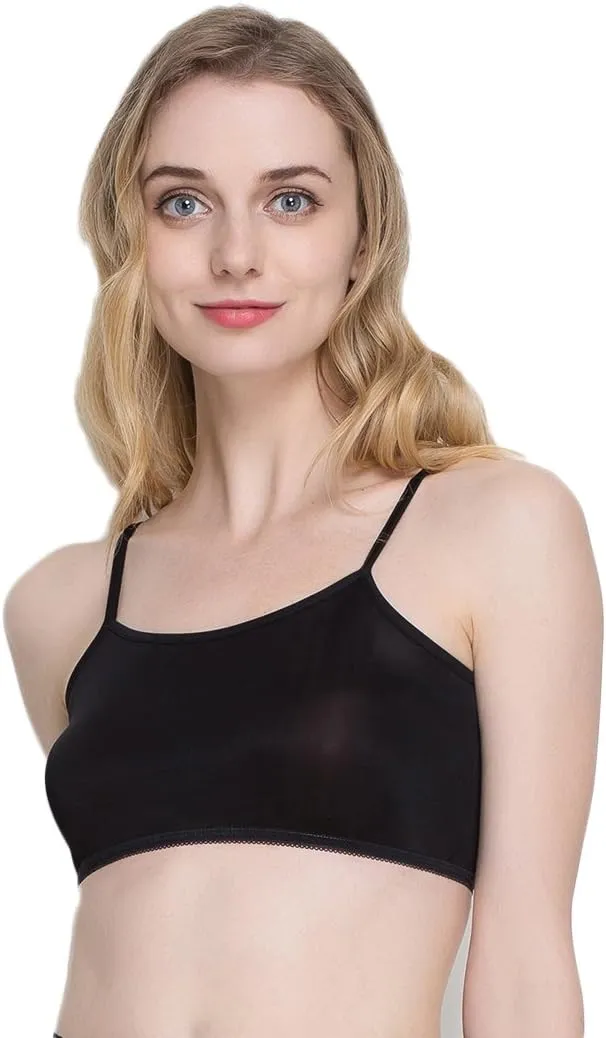 CLC Women's Mulberry Silk Half Camisole Non-Padded Tops