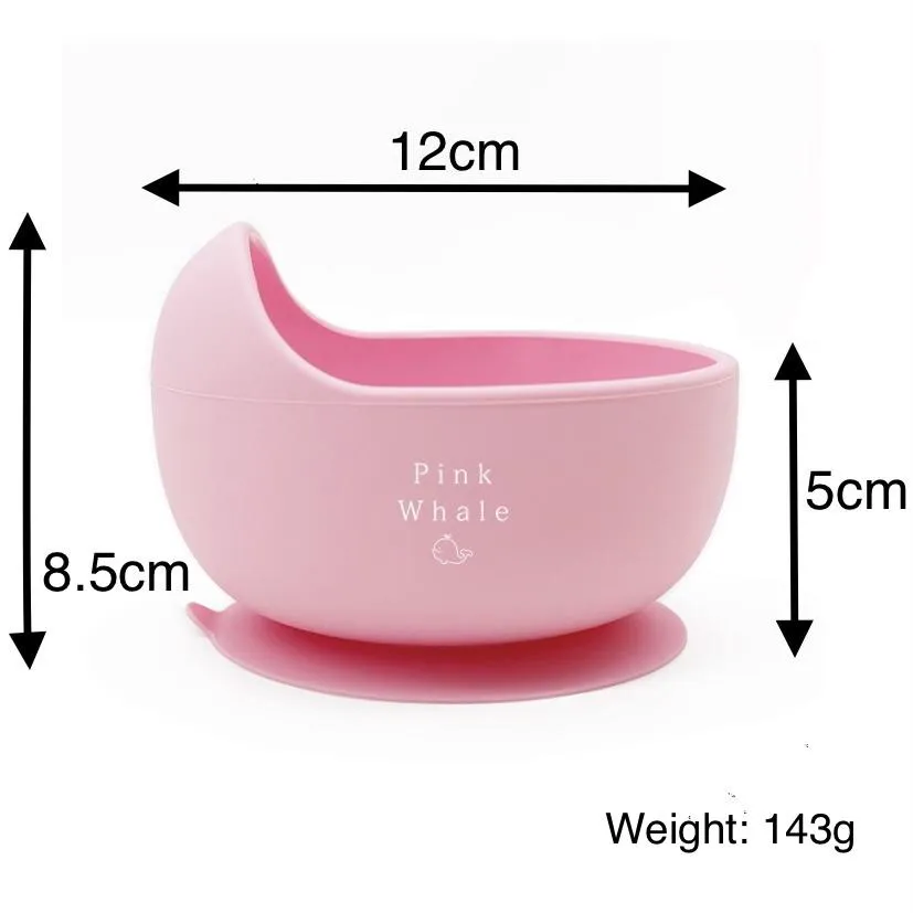 CLEARANCE SALE Silicone Dinnerware set (Baby Pink)