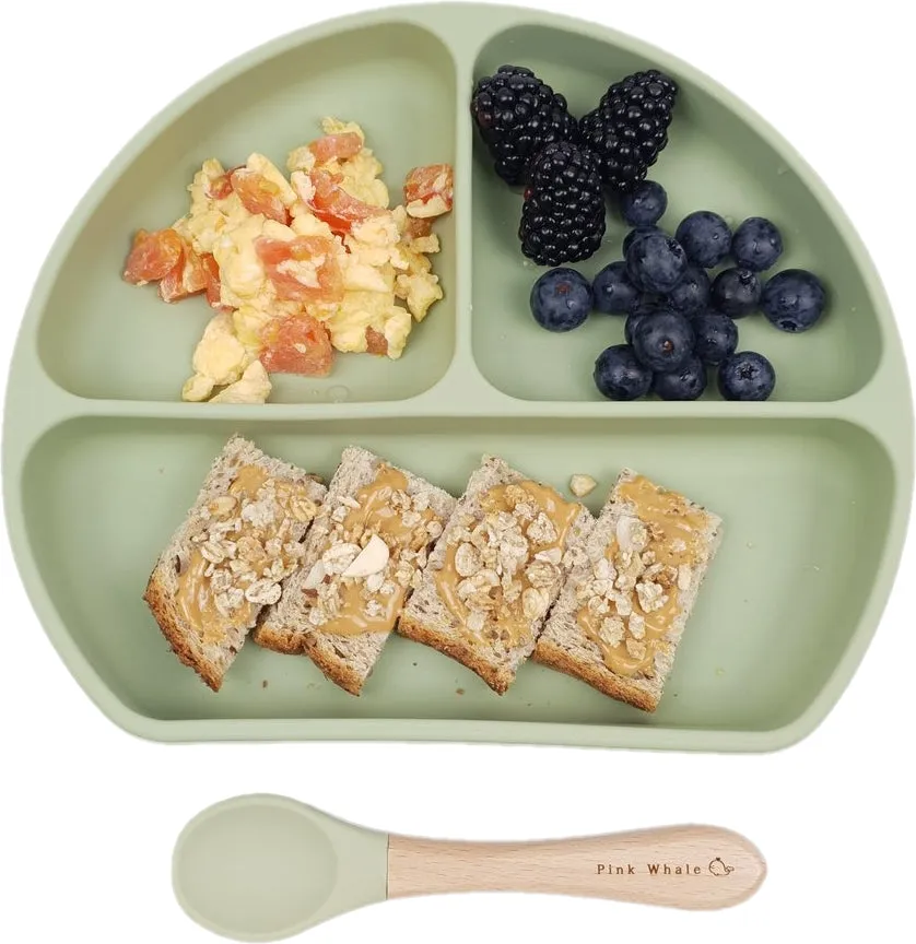 CLEARANCE SALE Silicone Dinnerware set (Baby Pink)