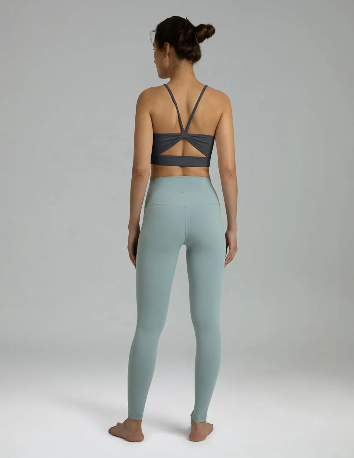 Colorfulkoala Women's Dreamlux Bowknot Strappy Sports Bras Light Impact Workout Yoga Tops