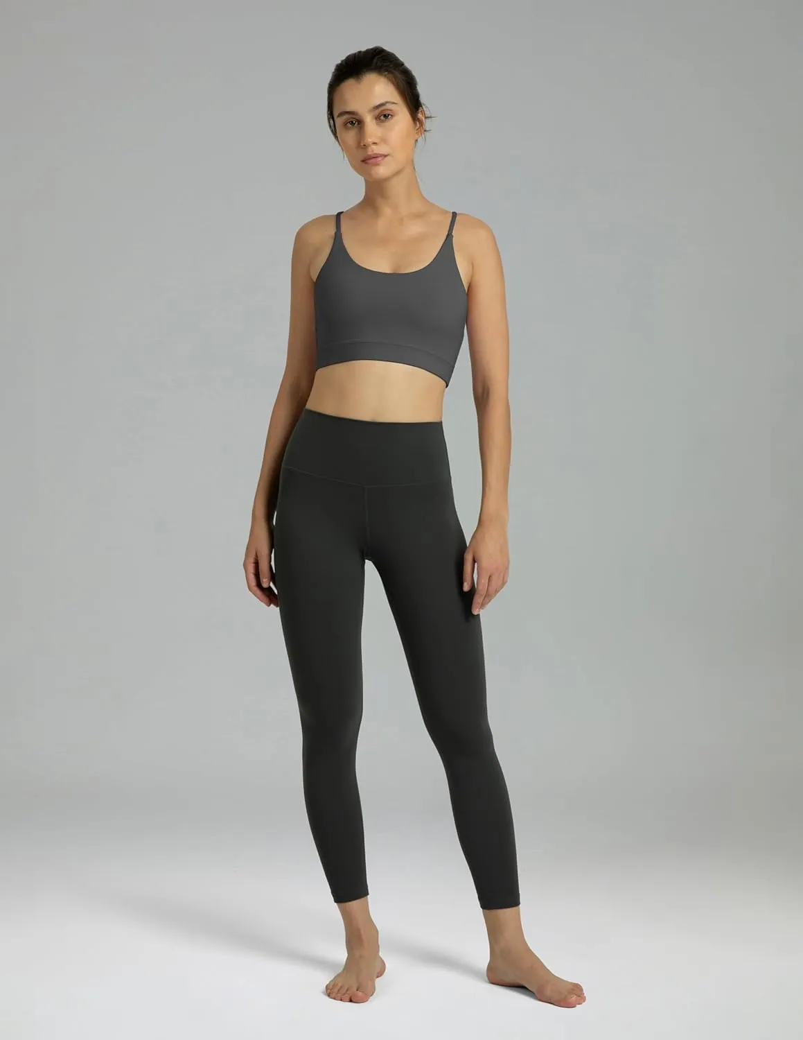 Colorfulkoala Women's Dreamlux Bowknot Strappy Sports Bras Light Impact Workout Yoga Tops