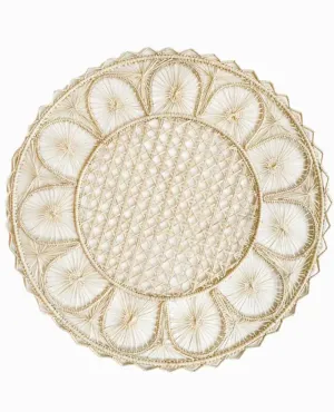 Coro Cora Nube Natural Raffia Placemat