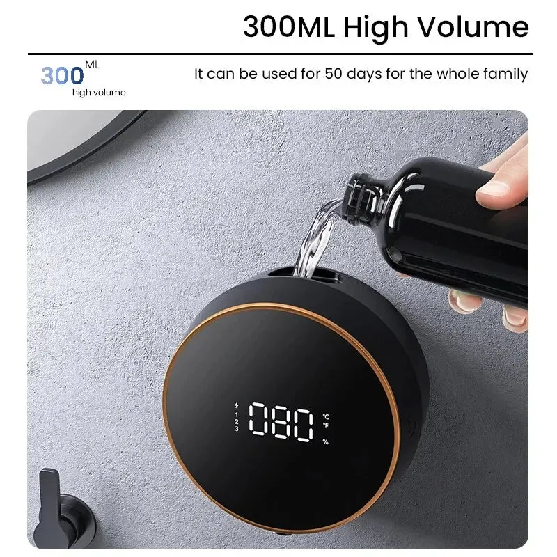 Electric Touchless Foam Soap Dispenser with Led Display