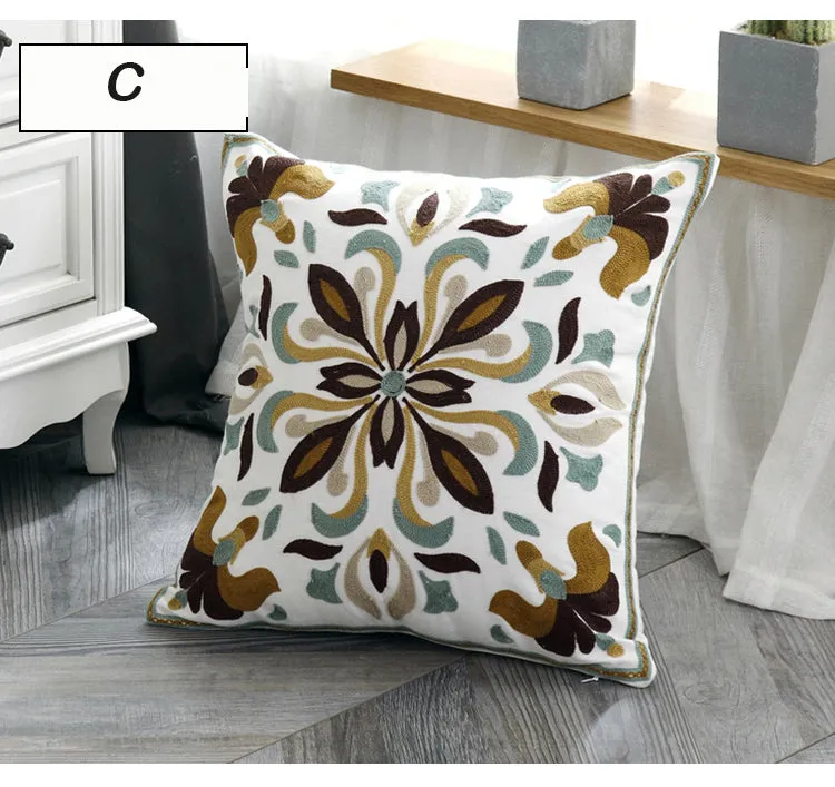 Ethnic Home Decoration Embroidered Cushion Cover