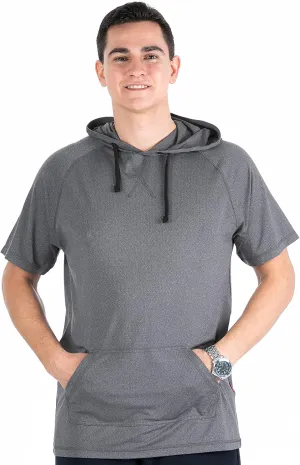 Facitisu Mens Casual Athletic Hoodies Sport Workout Lightweight Quick Dry Mositure Wicking Performance T-Shirt